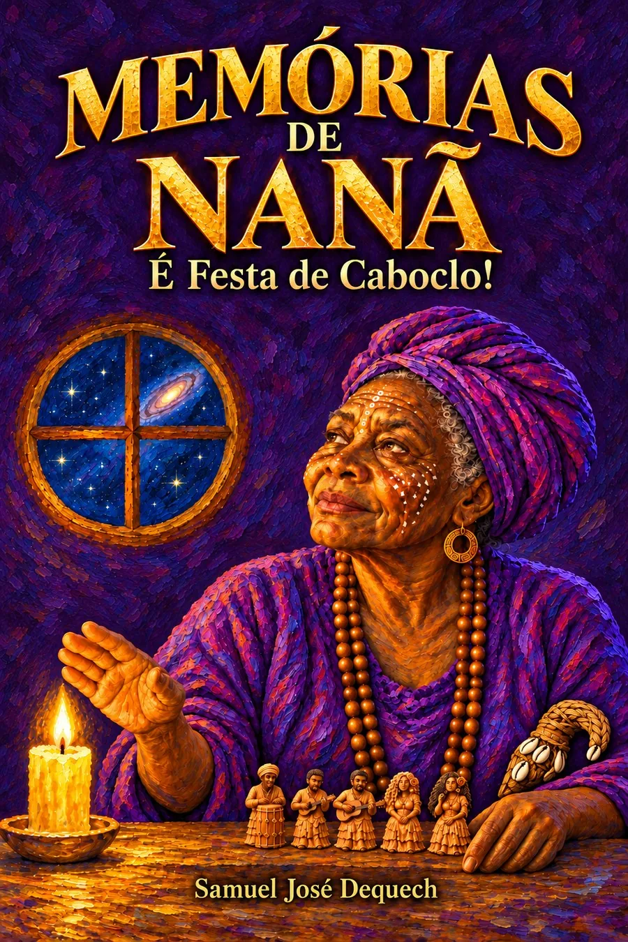 Capa do livro Memórias de Nanã: É festa de Caboclo!, de Samuel José Dequech